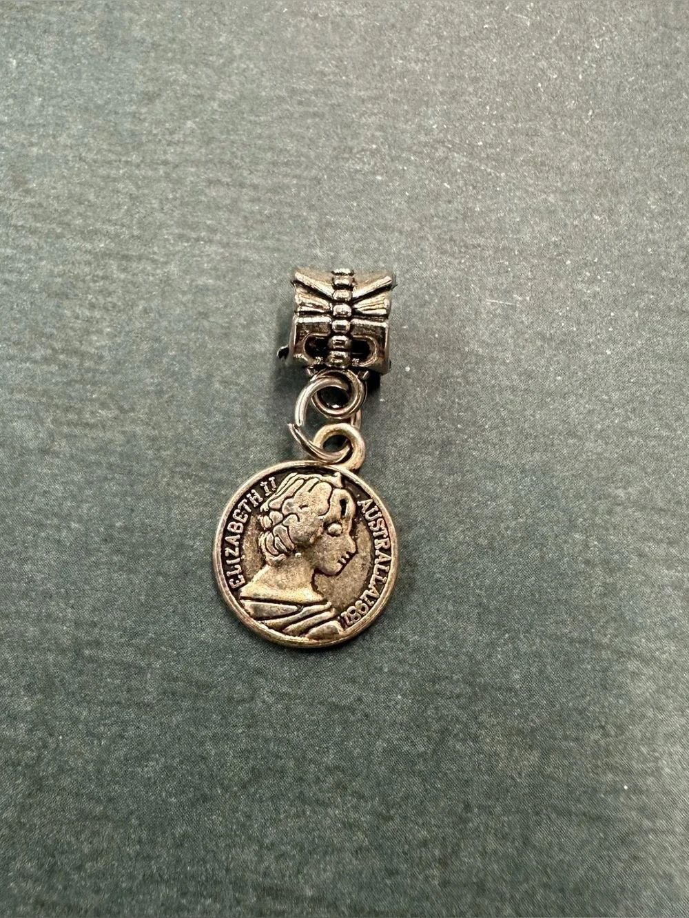 Silver Australian Elizabeth Coin Charm B11